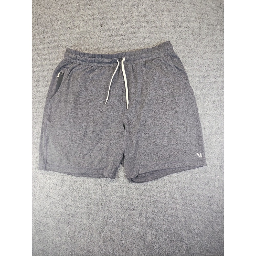 Vuori Ponto Dreamknit Shorts Mens XXL Charcoal Gray Athletic Training V344 1773
